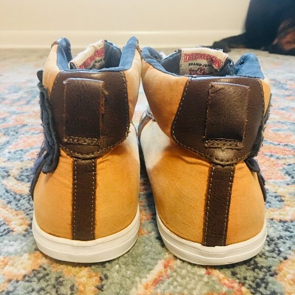 TRUE RELIGION 4 Color Canvas Unisex High Hi Top Men's 8 Women's 10 Shoes Sneaker - Picture 5 of 12